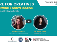 Care for Creatives Community Conversarion featuring Dr. Reyna Smith and Dr. Mary DeRaedt